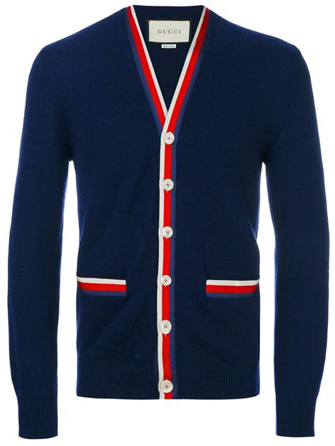 mens gucci cardigan sweaters|cashmere sweater Gucci.